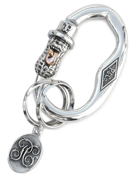 Bero Peanuts Carabiner (Silver × Copper) / ベロピーナッツ カラビナ (シルバー × カッパー)
